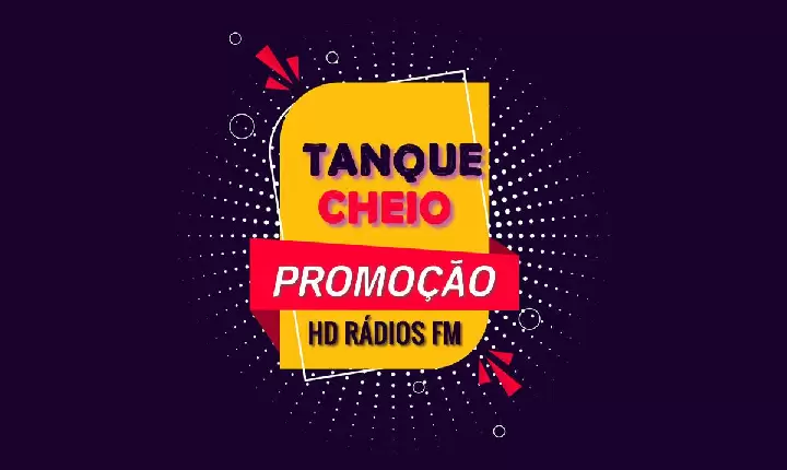 Utilize a hashtag #TanqueCheioHDRadios nas redes sociais para concorrer ao sorteio aonde enchemos o tanque do seu carro!